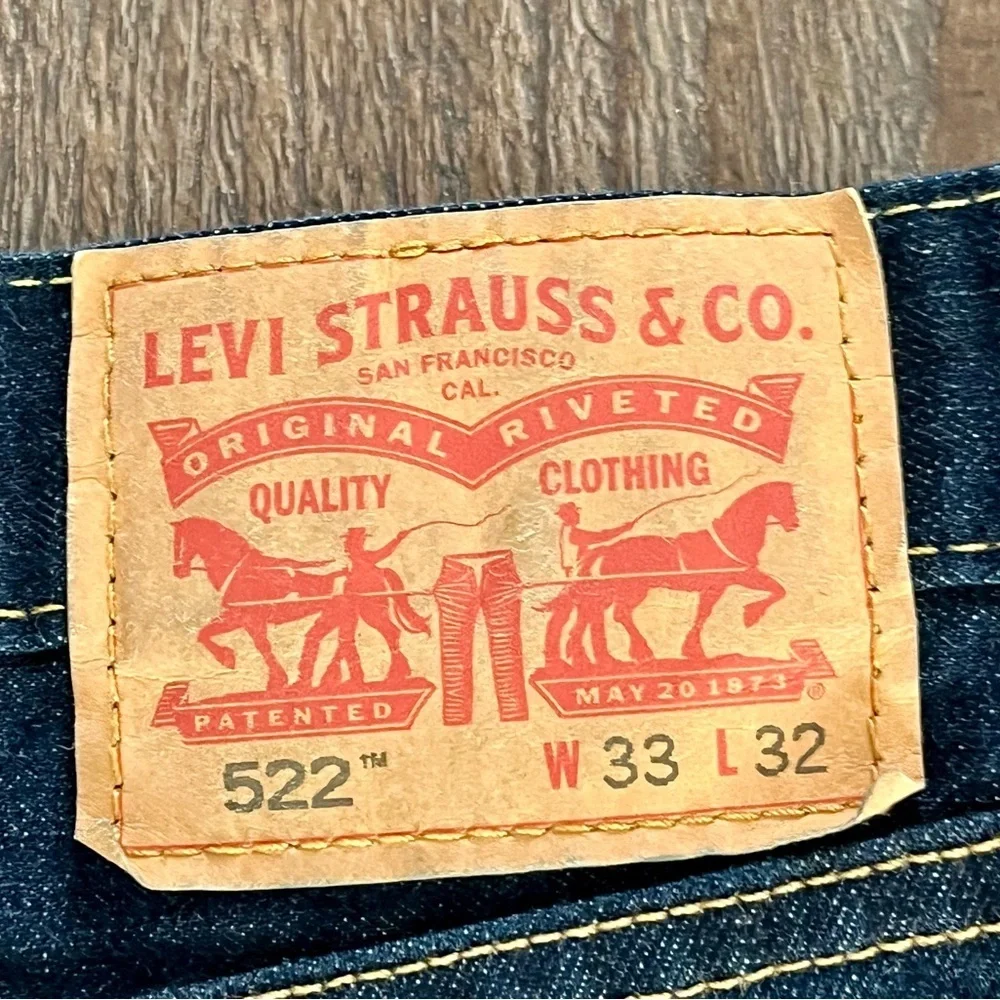 Levi's Dark Blue Straight Jeans